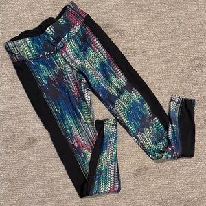 Jockey size small Colorful Patterned Leggings